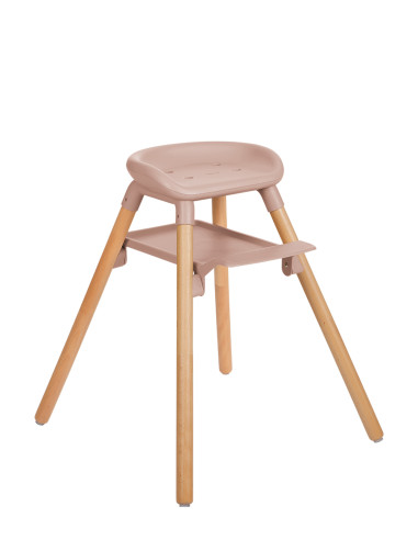 Стол за хранене 6в1 Woody Pink 2024