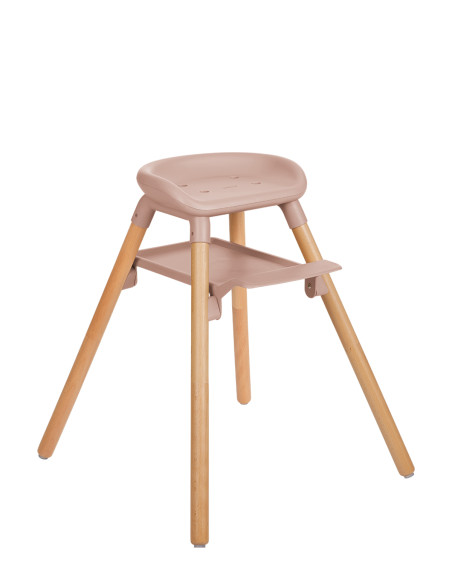 Стол за хранене 6в1 Woody Pink 2024