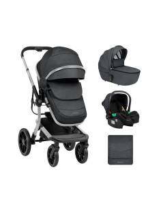 Комбинирана количка 3в1 с твърд кош Irene Dark Grey 2024