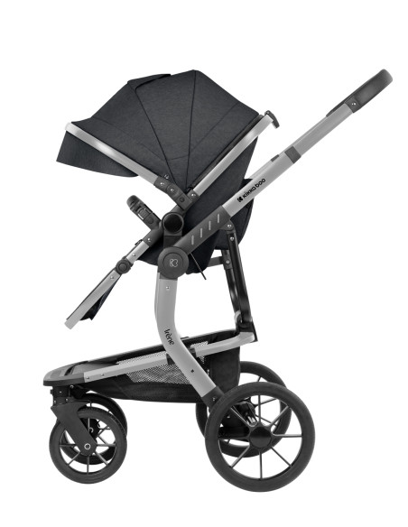 Комбинирана количка 3в1 с твърд кош Irene Dark Grey 2024