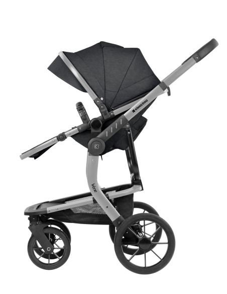 Комбинирана количка 3в1 с твърд кош Irene Dark Grey 2024