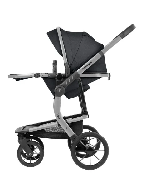 Комбинирана количка 3в1 с твърд кош Irene Dark Grey 2024