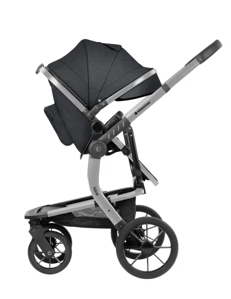 Комбинирана количка 3в1 с твърд кош Irene Dark Grey 2024