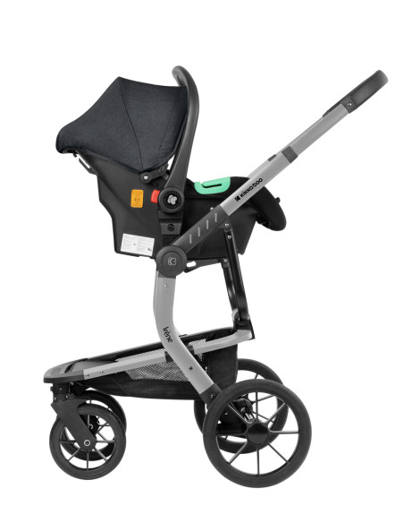 Комбинирана количка 3в1 с твърд кош Irene Dark Grey 2024