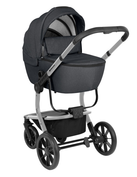 Комбинирана количка 3в1 с твърд кош Irene Dark Grey 2024