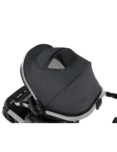 Комбинирана количка 3в1 с твърд кош Irene Dark Grey 2024