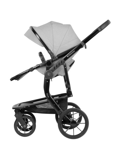 Комбинирана количка 3в1 с твърд кош Irene Light Grey 2024