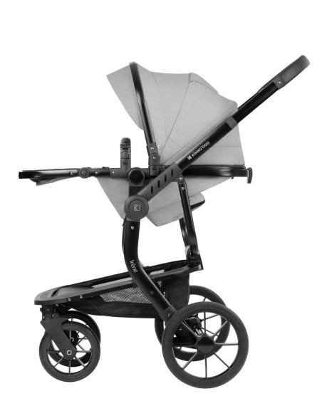 Комбинирана количка 3в1 с твърд кош Irene Light Grey 2024