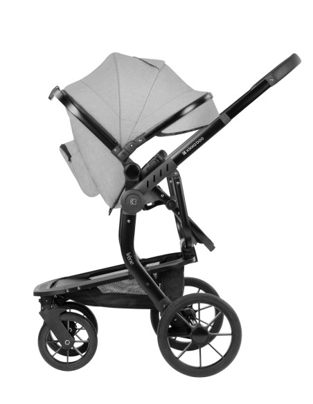 Комбинирана количка 3в1 с твърд кош Irene Light Grey 2024