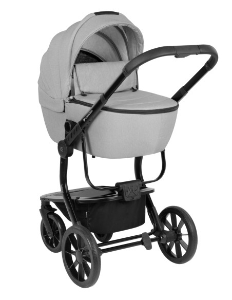 Комбинирана количка 3в1 с твърд кош Irene Light Grey 2024