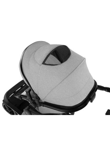 Комбинирана количка 3в1 с твърд кош Irene Light Grey 2024