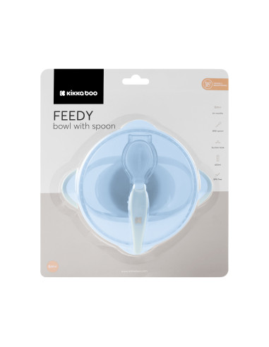 Купа с лъжица Feedy Blue
