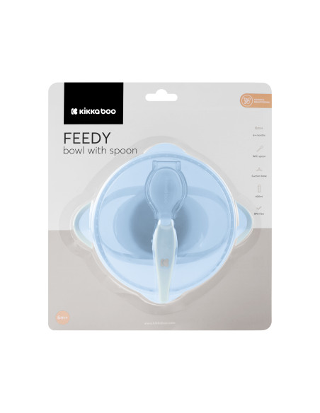 Купа с лъжица Feedy Blue