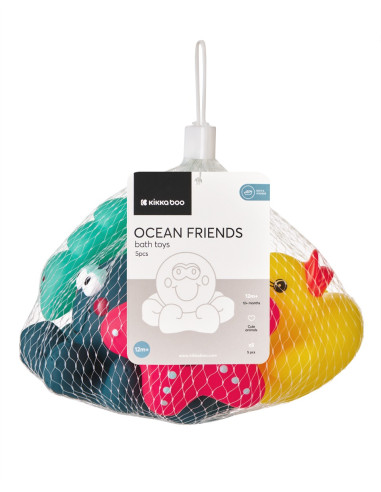 Играчки за баня 5 бр Ocean Friends