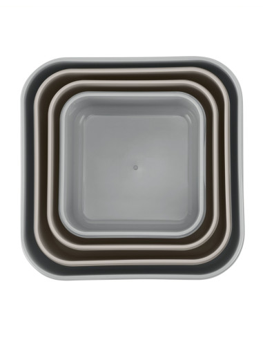 Кутии за храна 4 бр Kitty Cat Grey