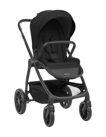 Комбинирана количка 3в1 с кош за новородено Modena Black