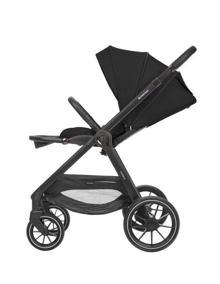 Комбинирана количка 3в1 с кош за новородено Modena Black