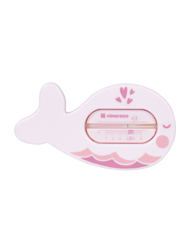 Термометър за вода Whale Pink