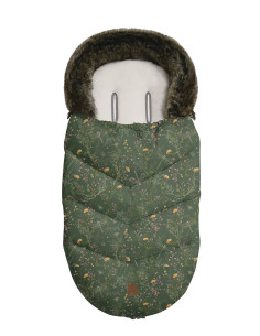 Чувалче за количка Luxury Secret Garden Green