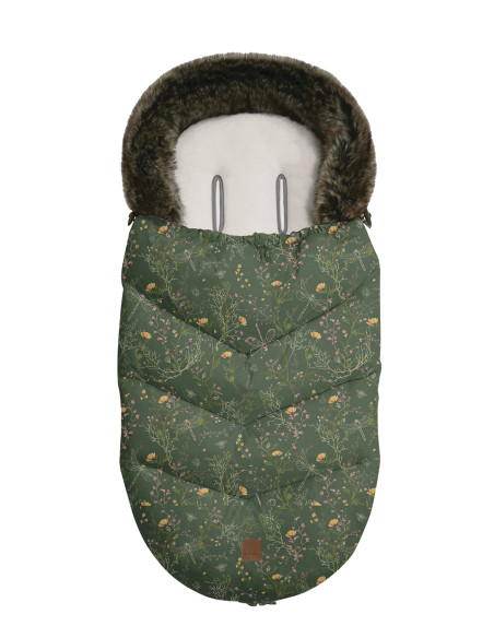 Чувалче за количка Luxury Secret Garden Green