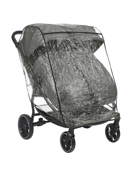 Количка за близнаци Happy 2 Light Grey 2024