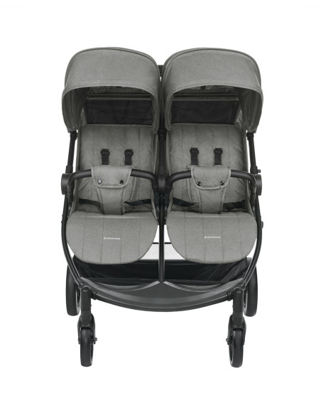 Количка за близнаци Happy 2 Light Grey 2024