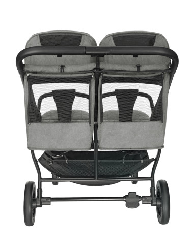Количка за близнаци Happy 2 Light Grey 2024