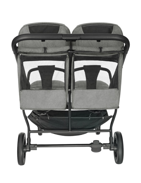 Количка за близнаци Happy 2 Light Grey 2024