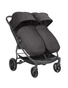 Количка за близнаци Happy 2 Dark Grey 2024 2