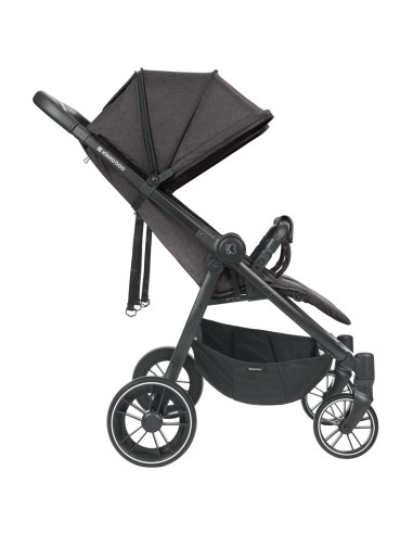 Количка за близнаци Happy 2 Dark Grey 2024