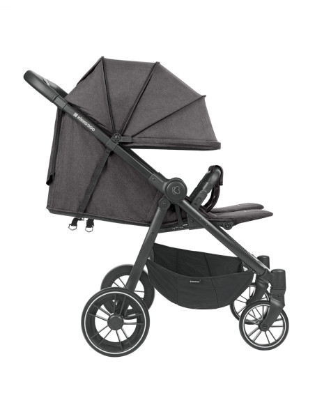 Количка за близнаци Happy 2 Dark Grey 2024