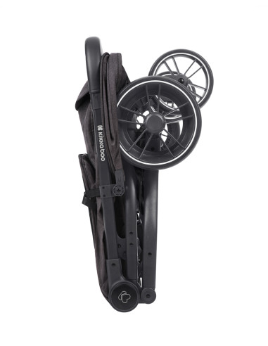 Количка за близнаци Happy 2 Dark Grey 2024