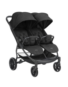 Количка за близнаци Happy 2 Black 2024