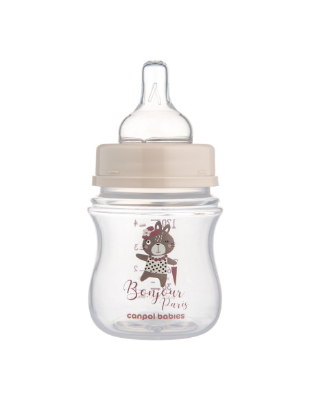 Шише антиколик с широко гърло Easy Start BONJOUR PARIS 120 мл