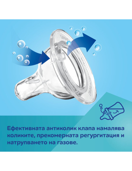 Шише антиколик с широко гърло Easy Start BONJOUR PARIS 120 мл