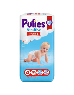 Пелени - гащички Pufies Sensitive Pants 4 Maxi 46 бр