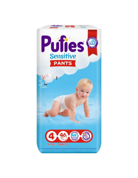 Пелени - гащички Pufies Sensitive Pants 4 Maxi 46 бр