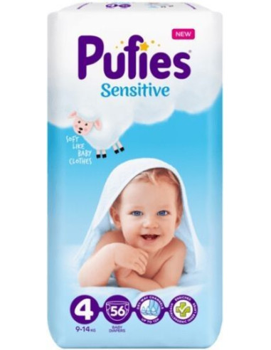Пелени Pufies Sensitive 4 Maxi 56 бр