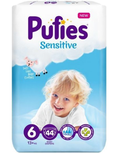 Пелени Pufies Sensitive 6 Extra Large 44 бр