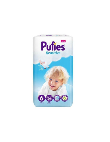 Пелени Pufies Sensitive 6 Extra Large 66 бр