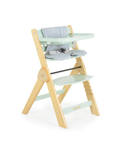 Дървен стол за хранене Caramel мента