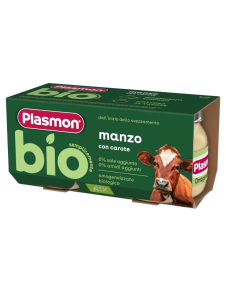 PLASMON БИО ПЮРЕ ГОВЕЖДО с моркови, 2Х80 ГРБИО ПЮРЕ ГОВЕЖДО с моркови, 2Х80 ГР