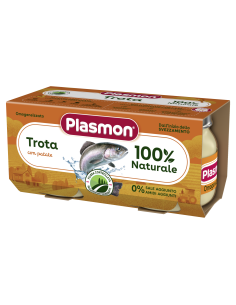 PLASMON РИБНО МЕНЮ ПЪСТЪРВА С КАРТОФИ, 6+МРИБНО МЕНЮ...