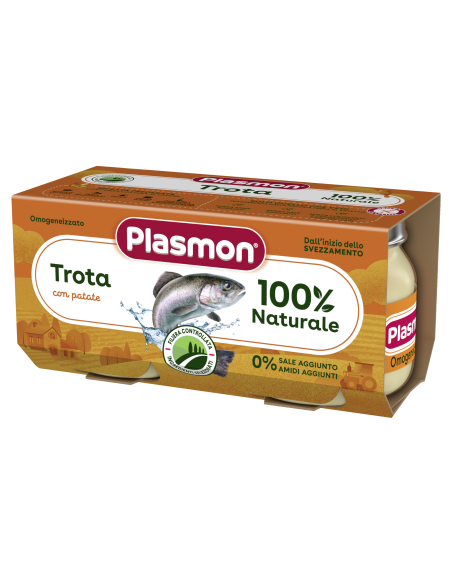 PLASMON РИБНО МЕНЮ ПЪСТЪРВА С КАРТОФИ, 6+МРИБНО МЕНЮ ПЪСТЪРВА С КАРТОФИ, 6+М