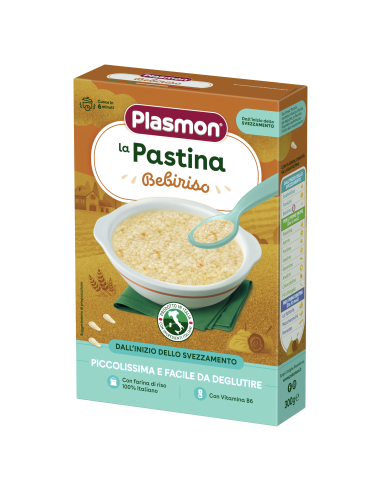 PLASMON БЕБЕШКА ПАСТА БЕЗ ГЛУТЕН БЕБИРИЗО (BEBRISO), от началото на захранванетоБЕБЕШКА ПАСТА БЕЗ ГЛУТЕН БЕБИРИЗО (BEBRISO), от