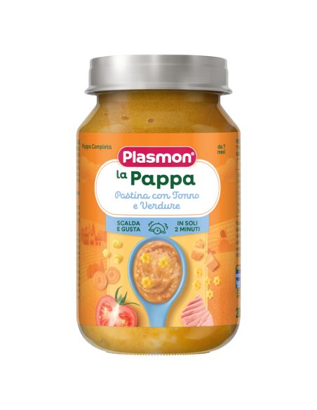 PLASMON ПЮРЕ ОТ БЕБЕШКА ПАСТА, ЗЕЛЕНЧУЦИ И РИБА ТОН, 7+МПЮРЕ ОТ БЕБЕШКА ПАСТА, ЗЕЛЕНЧУЦИ И РИБА ТОН, 7+М