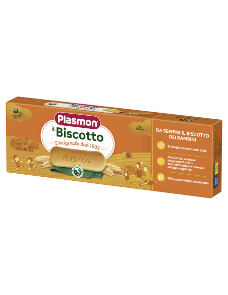 PLASMON БИСКВИТИ 120 ГР, 6+MБИСКВИТИ 120 ГР, 6+M