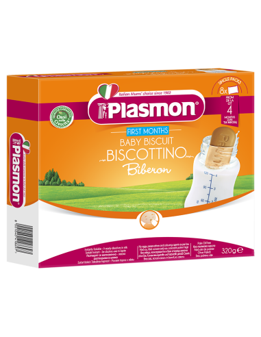 PLASMON БИСКВИТИ БИБЕРОН, от началото на захранванетоБИСКВИТИ БИБЕРОН, от началото на захранването