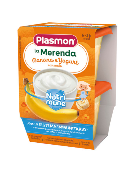 PLASMON МЛЕЧЕН ДЕСЕРТ НУТРИМЮН БАНАН И ЙОГУРТ