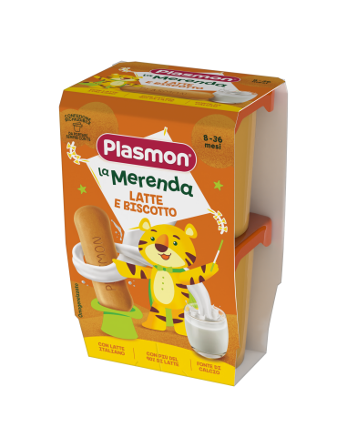 PLASMON МЛЕЧЕН ДЕСЕРТ С БИШКОТИ